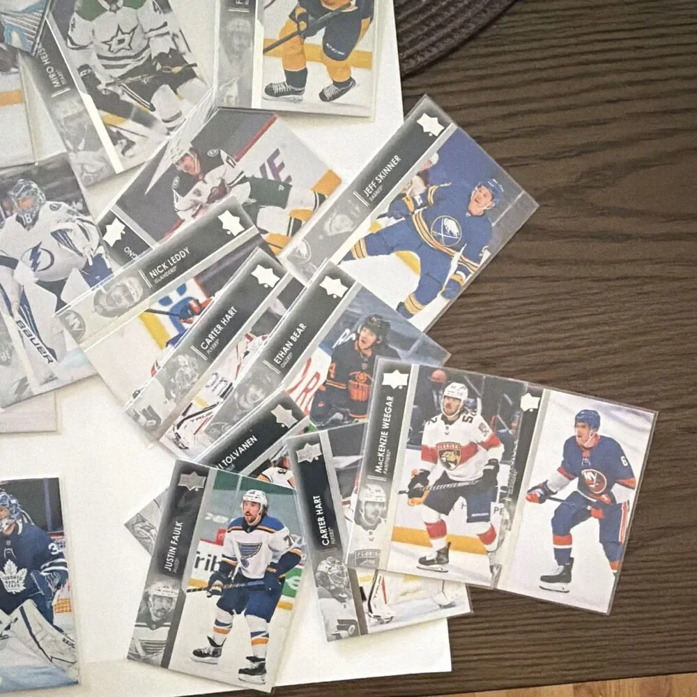 Hockey lot for sell over 70 cards, mint condition with bonus Rookie Michael Misa